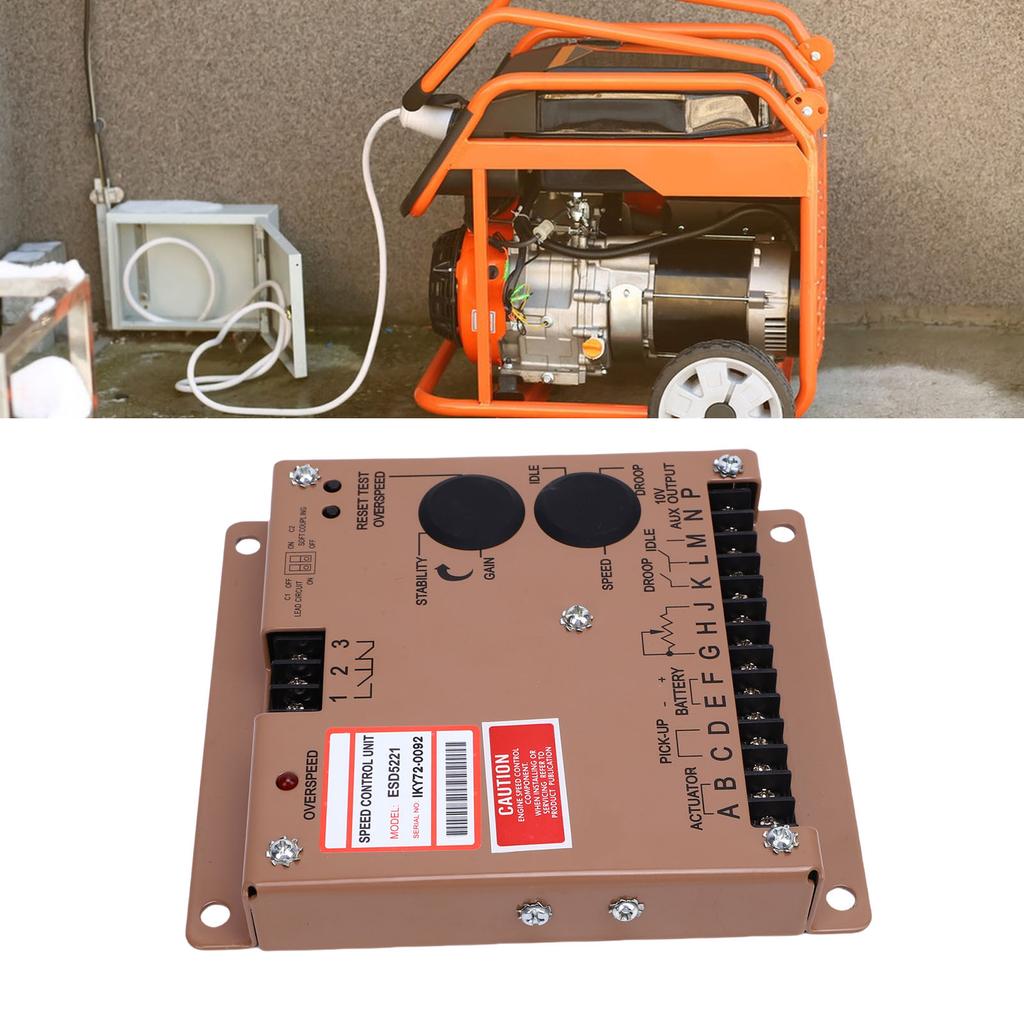 ESD5221 Speed Control Unit Generator Engine Control Module Controller Governor Easy Install