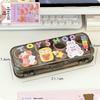 Cartoon Rabbit Pencil Case for Girls - Cute Stationery Storage Box for Elementary School Students