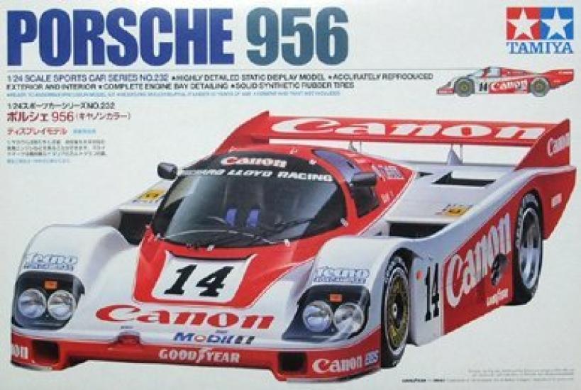 

Tamiya Porsche 956 Спорт 1/24 (Цветной Canon) (1/24 Машина 24232)