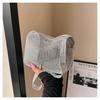 2024 Spring New Fashion Silver Street Trendy Shoulder Bag Pu Material