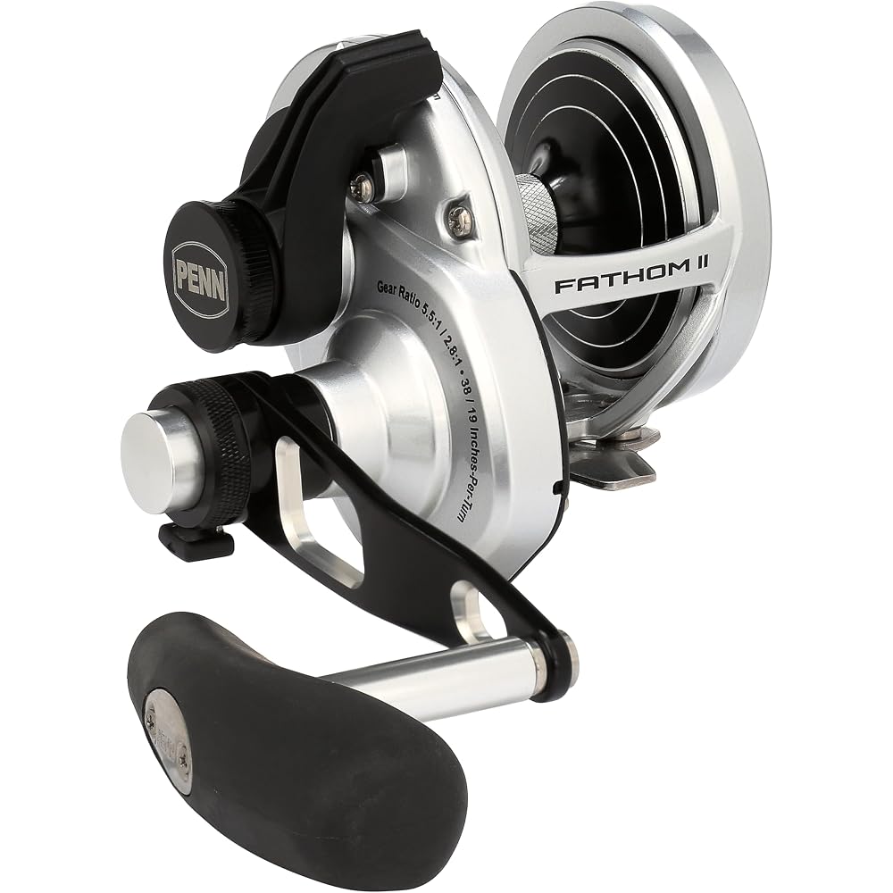 Penn Fathom II FTHII25NLD2 2-Speed Offshore Jigging Reel 25lb Drag Capacity