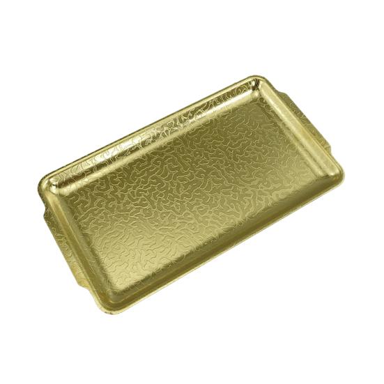 Japanese Retro Food Plate Stainless Steel Serving Tray Food Grade Safe Rectangular Plate Kitchen Dining Dish for Sushi Dessert