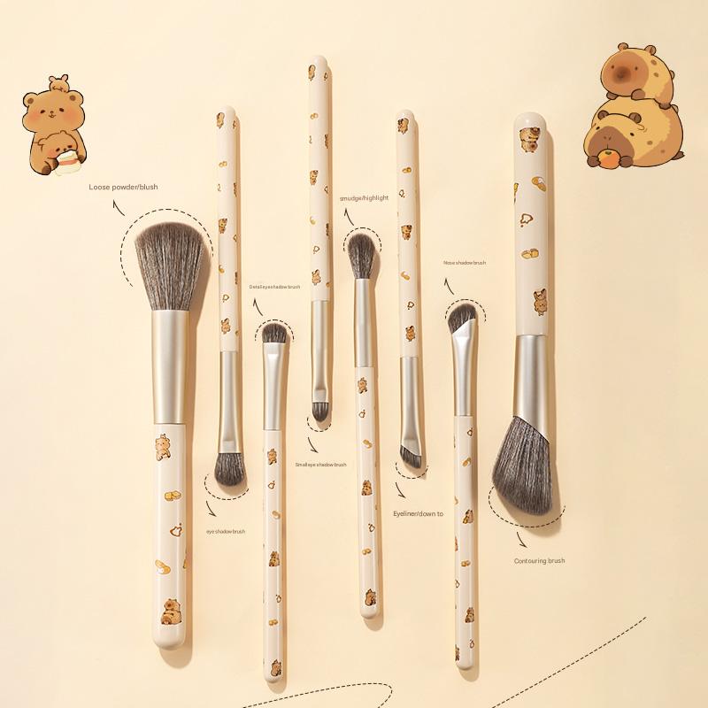 GECOMO Professional Makeup Brush Set Full Collection For Eyeshadow Eyeliner Blush Contour Highlight And Nose Shading