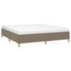 Vidaxl Bed Frame Without Mattress, Taupe, 160X200 Cm, Upholstered