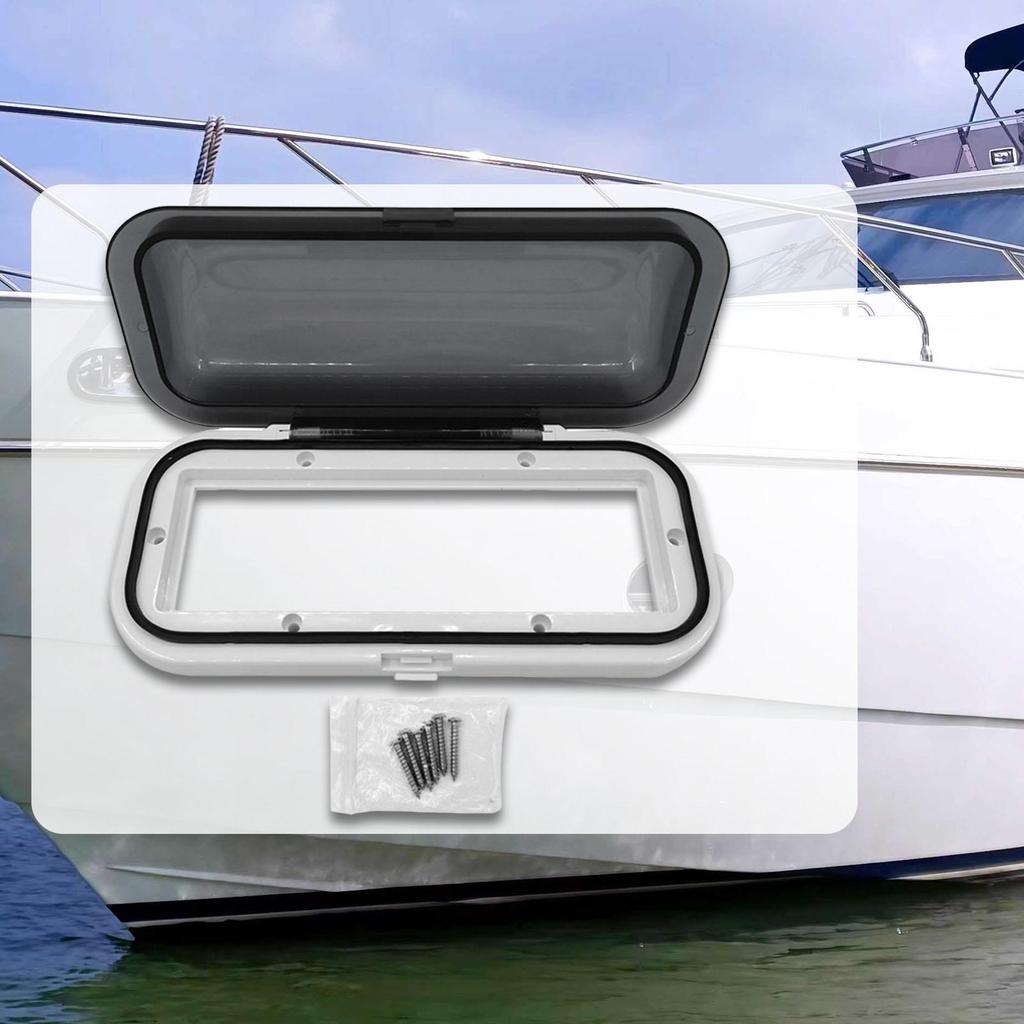 Water Resistant Marine Radio Cover ABS Boat Stereo Protector Flip Up Door Housing for Yacht RV