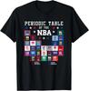 NBA Periodic Table of The NBA Retro East & West Conference T-Shirt