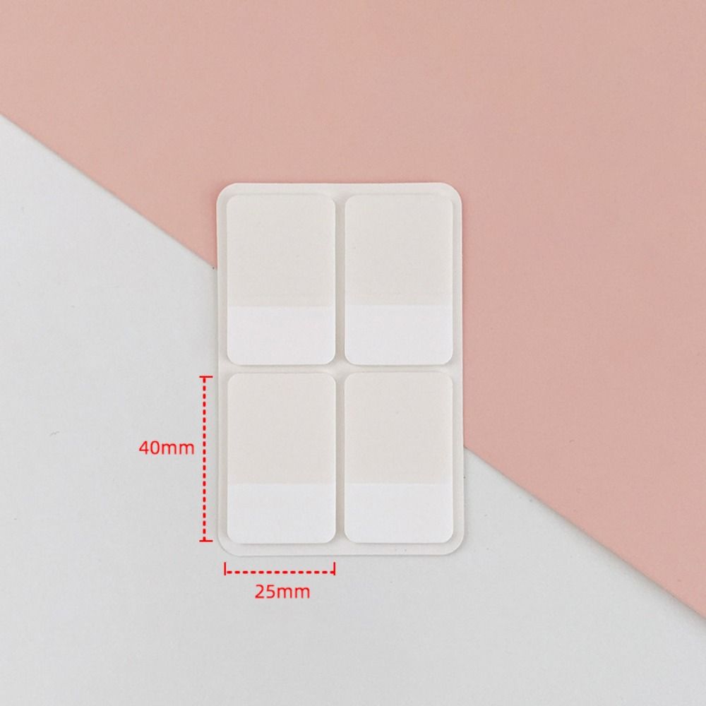 

40/80/160 шт. Чисто белые индексные наклейки Матовые липкие заметки Офисные школьные принадлежности 03-80PCS