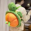 Non-Toxic New Arrival Kawaii Creative Tortoise Backpack Plush Doll Trutle With Capybara Toy Soft Decor For Children And Children Birthday Gift