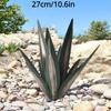 27cm/10.6in Tequila Rustic Sculpture Metal Agave Plant Home Decor Rustic Hand Painted  Garden Ornaments