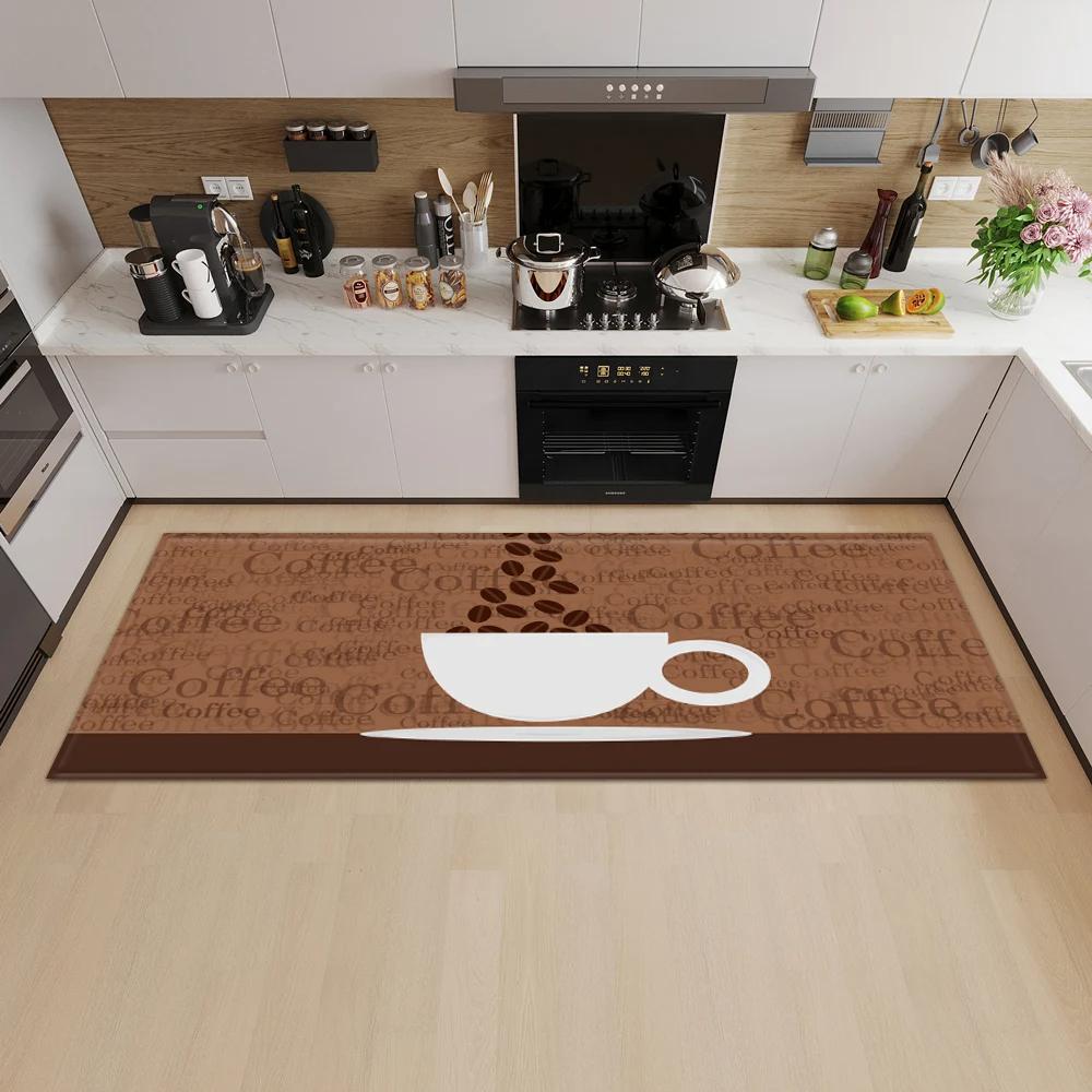 Coffee Drink Printed Carpet Modern Fashion Mat Non-slip Area Rug Home Living Room Yoga Mats Bedroom Kitchen Dorm Soft Floor Mat
