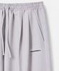 LENGAGEMENT Two-Pleated Wide Elastic Waist Slacks [Light Gray]