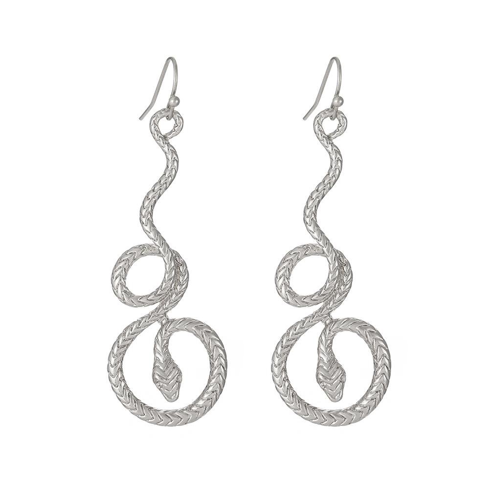 Gold & Black Snake Earring Collection, Assorted Serpent-Shaped Statement Drop Earrings for Women