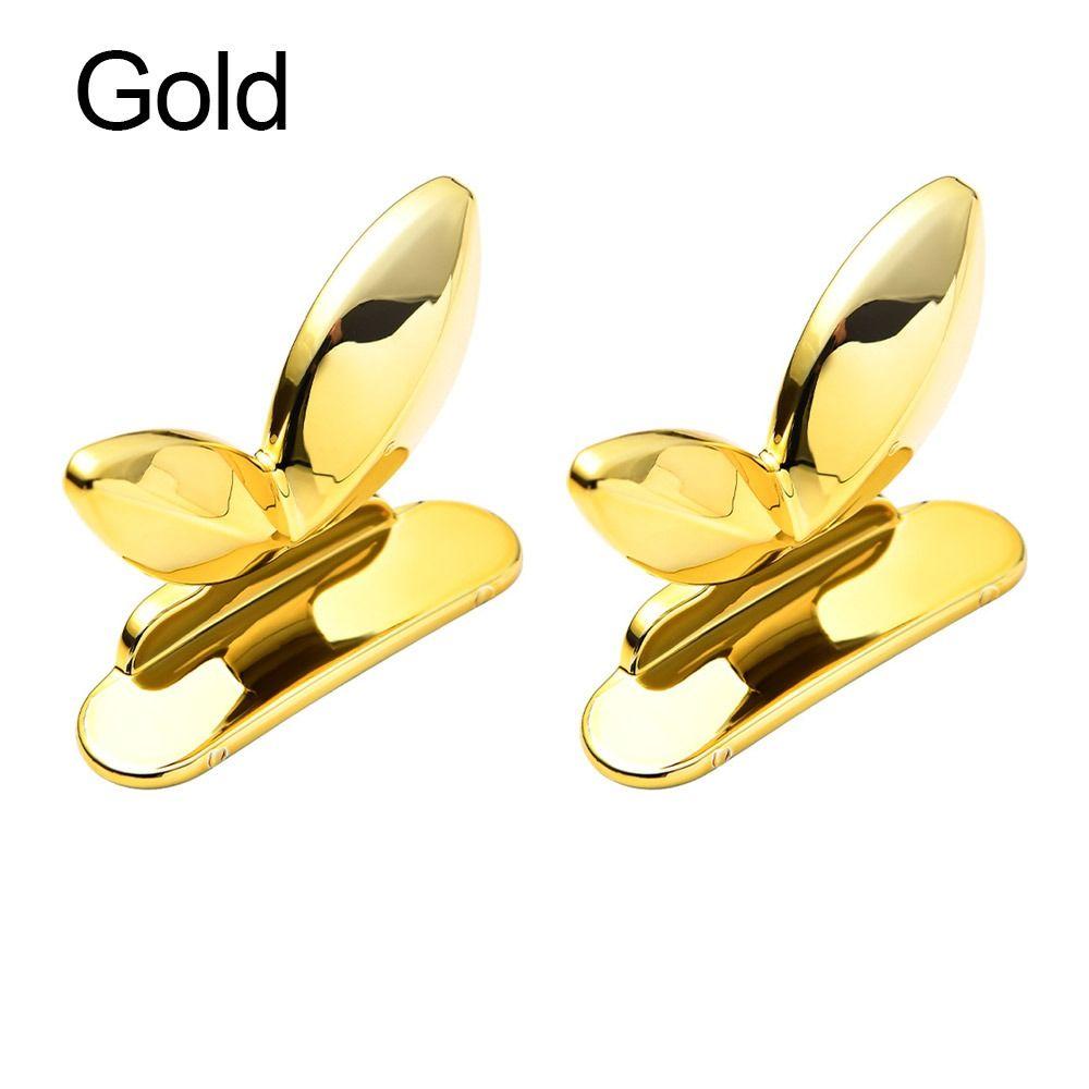 

Не брудні руки Пластикова ручка кільця для унітазу Ручка шафи Підйомник кришки сидіння унітазу Знімач кришки унітазу золотий