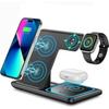 Wireless Charger Stand for iPhone 15 14 Pro Max XR XS 8 Plus, for Apple Watch 8 7 SE, and AirPods Pro Wireless Charging Station for Smartphone