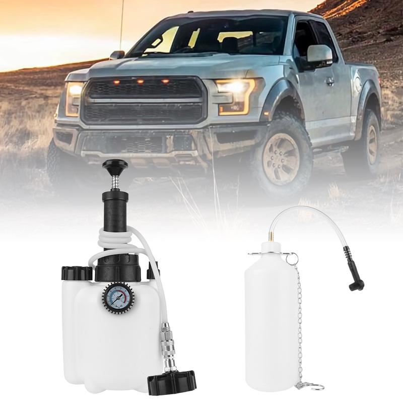 3L Vacuum Brake Pressure Fluid Pump Car Manual Brake Fluid Bleeder Kit Professional Brake Flush Machine Pneumatic Brake Bleeder