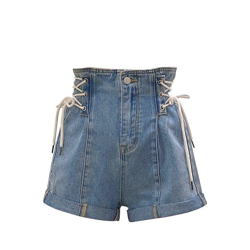 

Amazon High Waist Denim Shorts Oversize Women s Clothing 66629 Black L