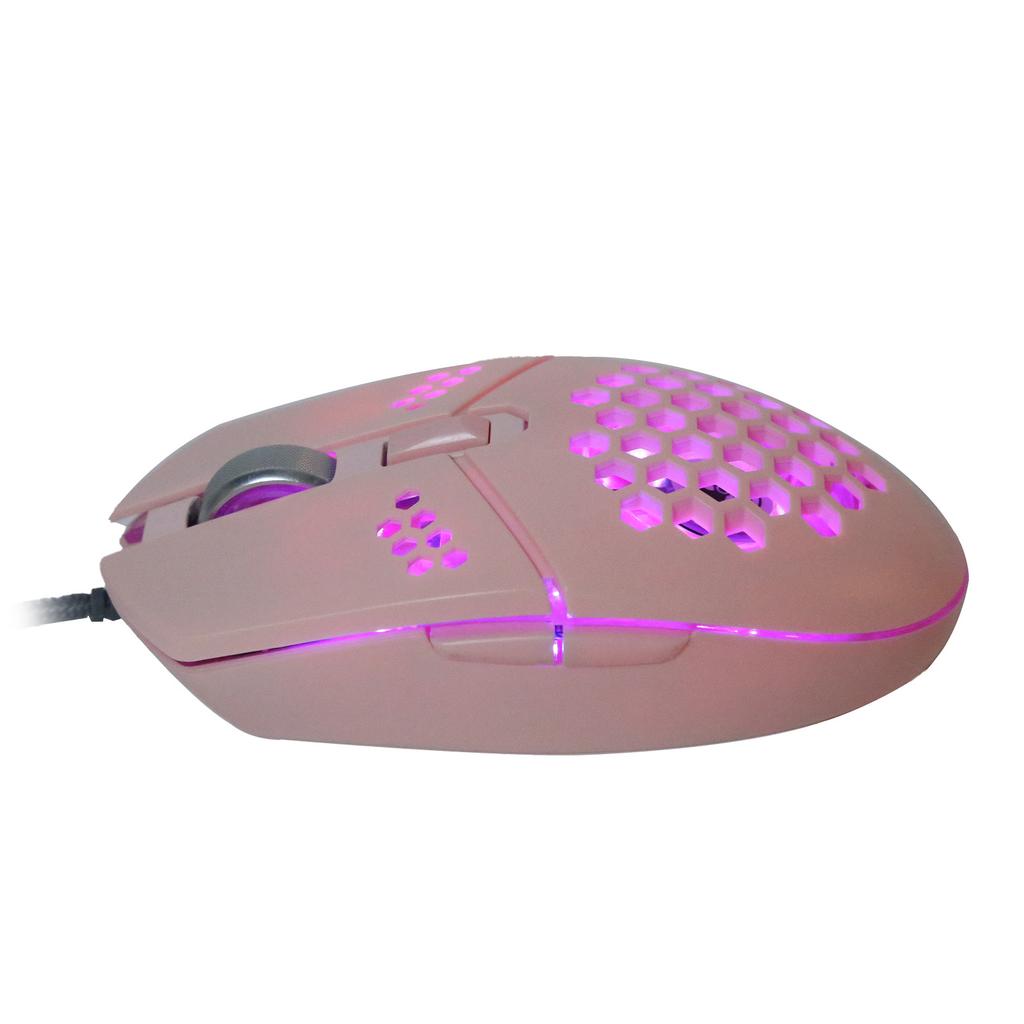 Gaming Mouse RGB Backlit DPI Adjustable Wired Laptop External Device with Cooling Fan