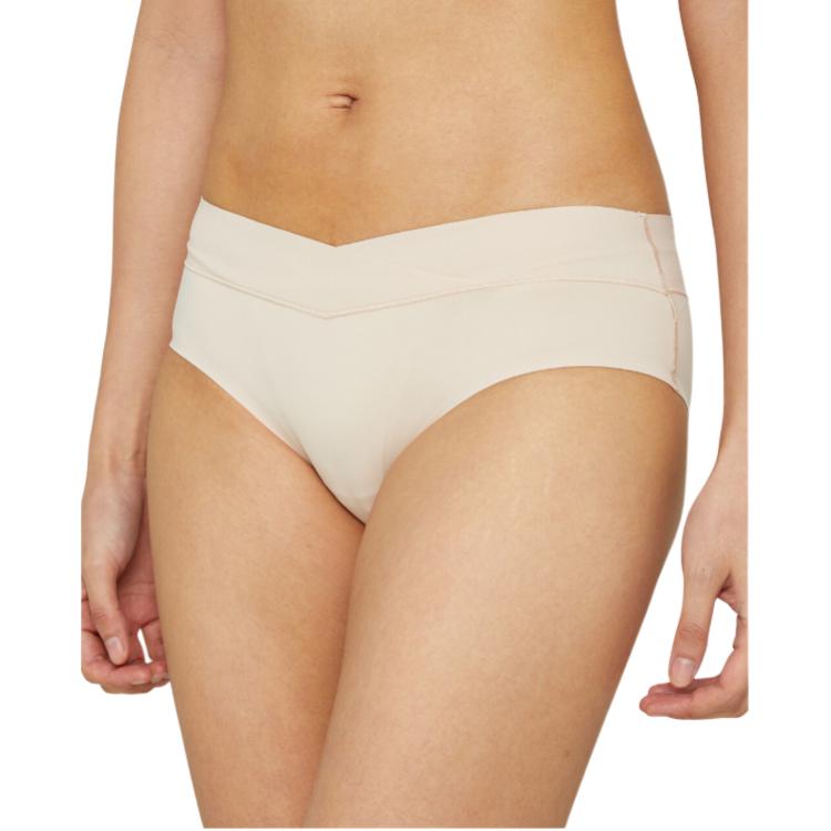 Calvin Klein Sexy Comfortable Solid Color Minimalist Low Rise Underwear Women Underwear Nude QF6357ADD-TRN