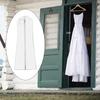 Xiaokeis Dress Garment Bag, Dirt-Proof Suit Protector Cover Bag with Zipper for Long Dresses, Wedding Dress Garment Bag, Clear Garment Bags for Long