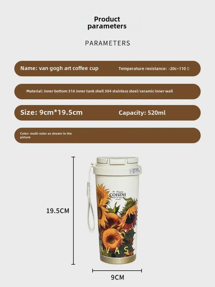 Leichter Luxus-Thermobecher mit Strohhalm für Mädchen – Ausgabe 2024: Stilvoller Reisebecher für Kaffee und Wasser, perfektes Geburtstagsgeschenk