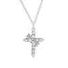 Crown Cross Rotatable Carrying Clavicle Necklace Premium Durable Quality Useful Practical Reliable Efficient Safe