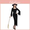 Sensationelles Schwarzes Hexenkostüm Für Damen Perfekt Für Halloween-Party Cosplay-Events