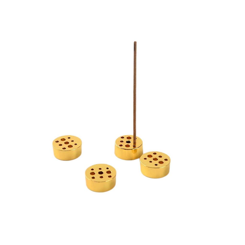 Nine-hole Alloy Incense Holder - Multi-hole Mini Incense Burner & Creative Stick Holder for Incense Ceremony Accessories