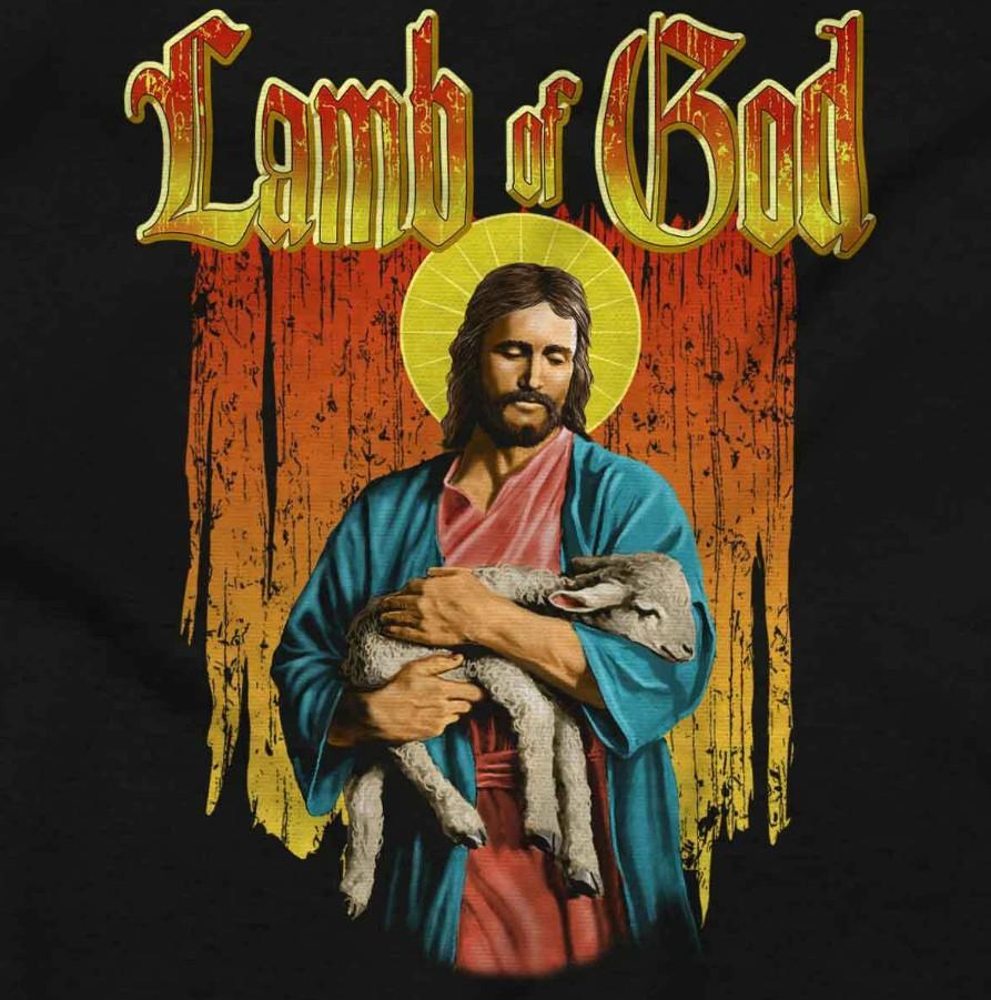 Christian Faith Religious Jesus Lamb of God T-shirt size S-5XL S