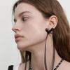 LOVE ME MONSTER Sheer Ribbon Earrings (L241MER040)