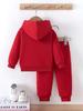 Hot Selling Kids' Round Neck Sweatshirt & Long Pants Set - Casual Spring/Autumn Wear