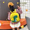 Cat Dinosaur And Kids School Backpack With Animal Design And Fabric Waterproof