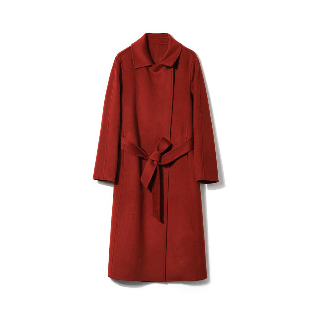 Autumn and Winter CEID Coat Double-sided Cashmere One-button Classic Temperament Woolen Coat Cashmere Coat Women