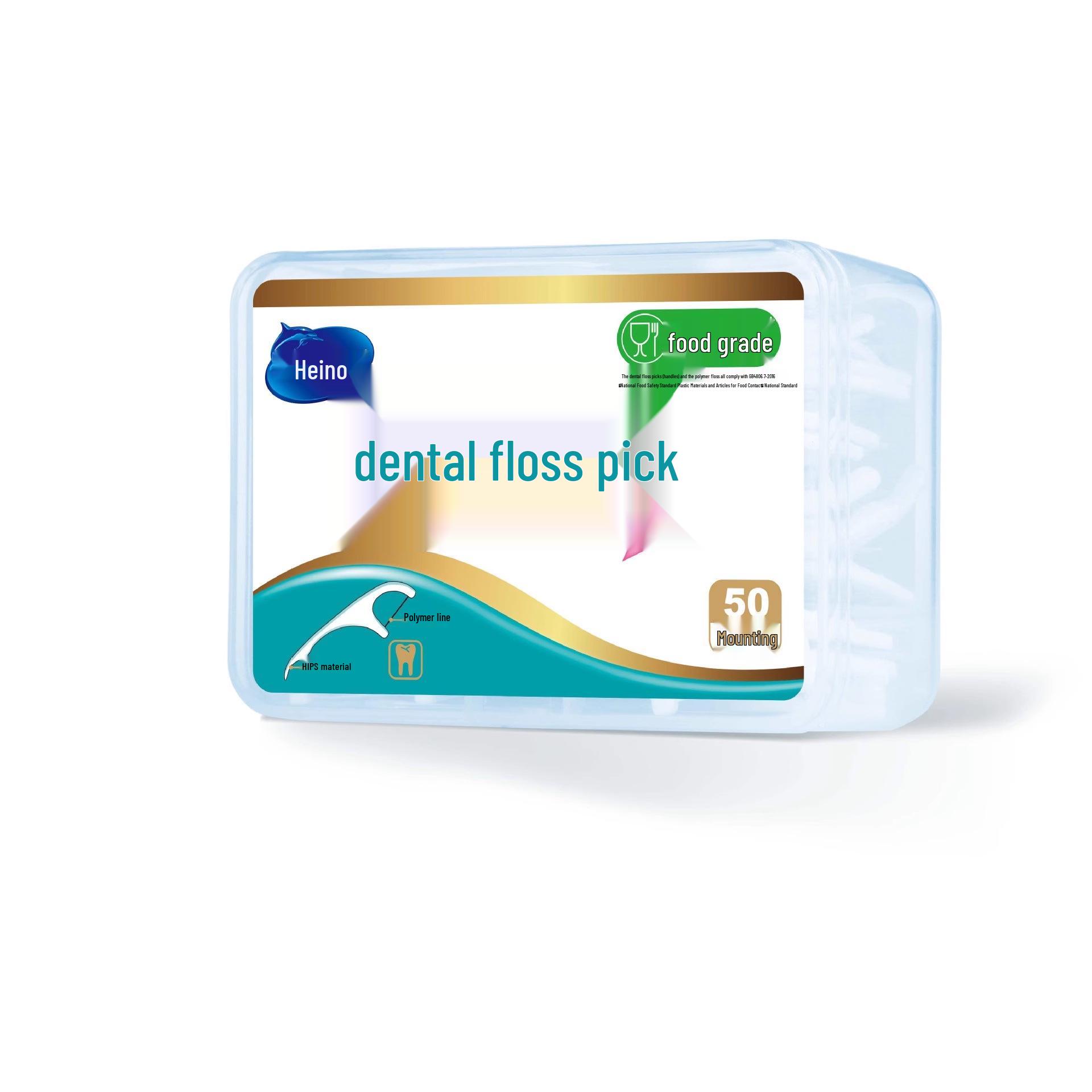 

Arc-shaped Disposable Floss & Toothpicks - 50 Pack