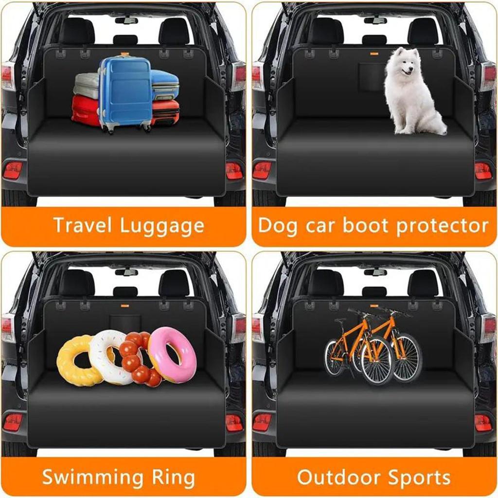 Waterproof Non-Slip Car Trunk Protector, SUV Cargo Liner for Pets Travel, Camping Picnic Dog Car Mat Auto Interior Supplies