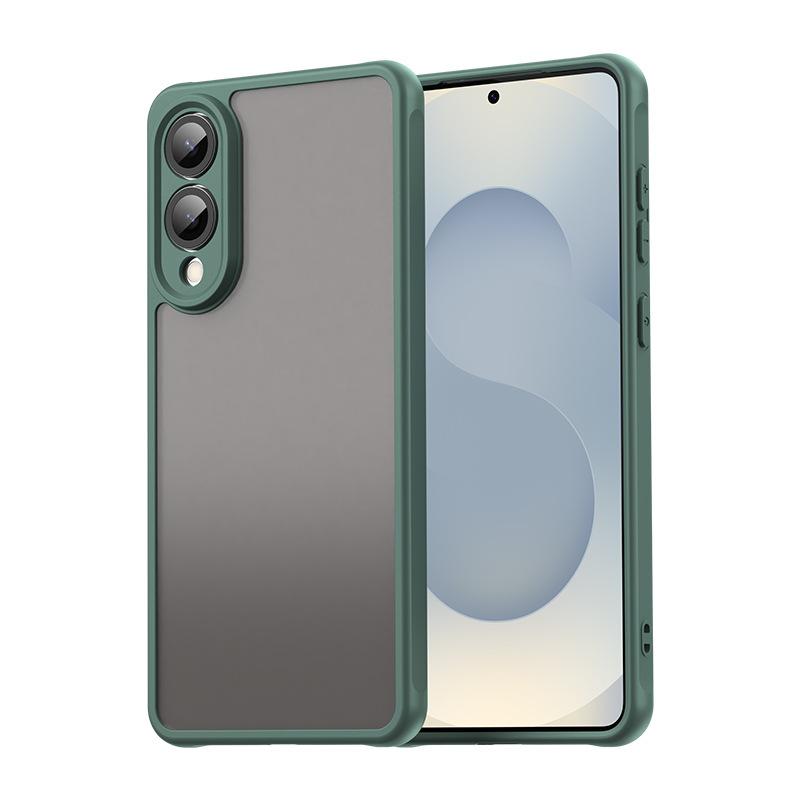 

Matte Shockproof Case for Samsung Galaxy S25 S24 Ultra Protective Cover with Full Protection Case for Samsung Galaxy S25 S24 Plus Samsung Galaxy S25 Edge зелений