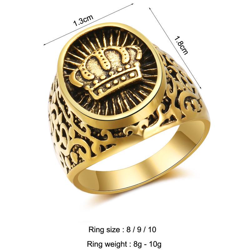Arabia Muslim King Ring Man Men Ring Charm Gift for Party Male Lover Jewelry Finger Band for King
