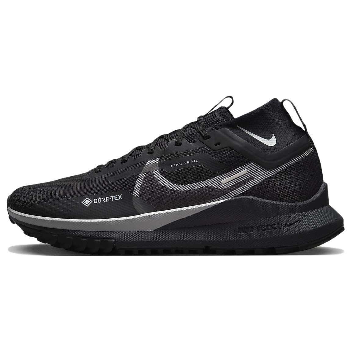 Nuove Nike React Pegasus Trail 4 Gore Tex Nero Grigio Lupo DJ7926-001 44.5
