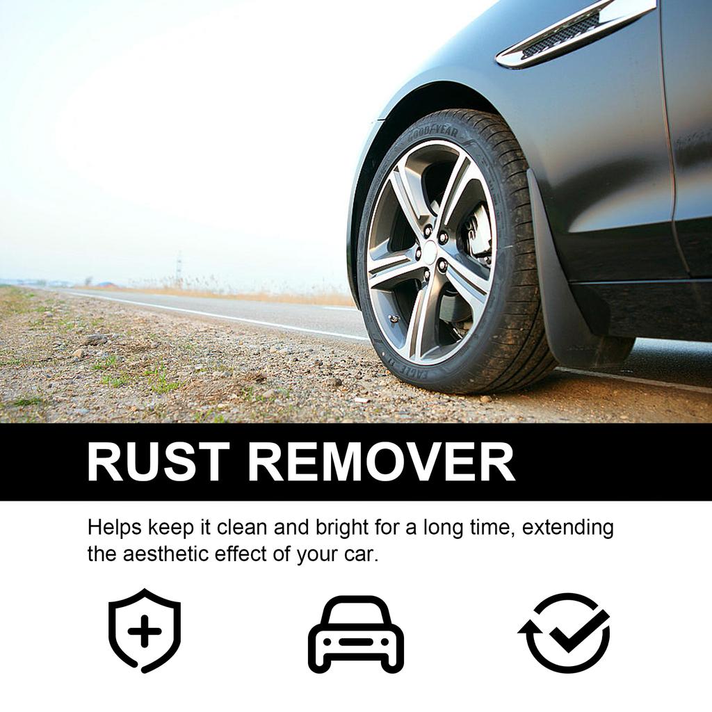 Paint Rust Inhibitor Paint Rust Remover Derusting Spray Universal Rust Remover Revitalizing Spray for Car Wheels Metal Surfaces