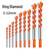 Multifunctional Overlord High-Hardness Alloy Drill Bit Set for Wall, Metal, and Tile