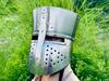 Solaire Crusader Helmet ~ Medieval Knight Great Helm~ Dark Souls Inspired Armor Helmet for Cosplay, LARP & Collectors ~ Best Gift For Him
