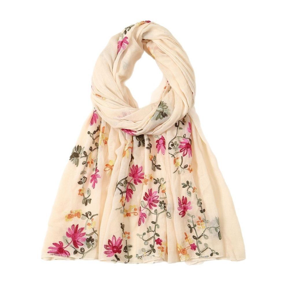 

Thin Turban Bandana Elegant Shawls Fashion Headscarf Women білий