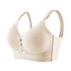 Seamless Maternity Bra with Double Front Clasp High Elasticity Push-up and Nursing Support