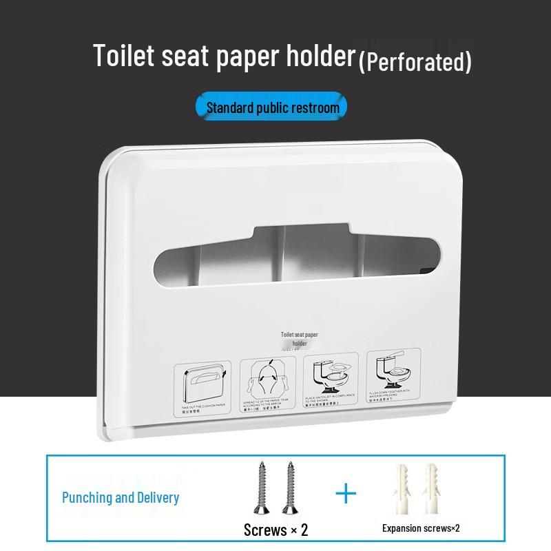 OIMG Wall-Mounted Disposable Toilet Seat Paper Dispenser