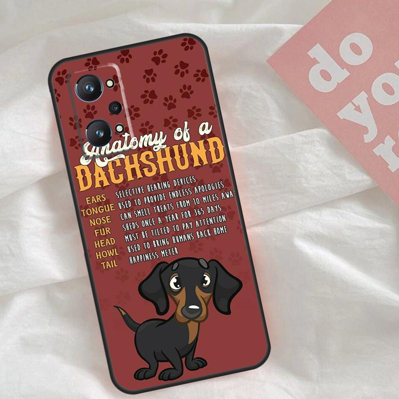 DACHSHUND For Realme C30 C31 C33 C35 C55 C21Y GT Neo 5 3T 2T OnePlus 11 10 9 Pro Nord CE 3 2 Lite Case