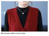 Retro Fashion Knit Cardigan Vest – Spring/Autumn 2025 Collection
