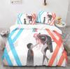 3D Print Darling In The Franxx Zero Two Bedding Set Bedspread Single Twin Full Queen King Size Bed Set Aldult Kid Bedroom Sets