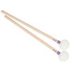 1 Pair Of Dy-03 High-quality Felt + Maple Timpani  Sticks Oval Shape Stable Combination Precision