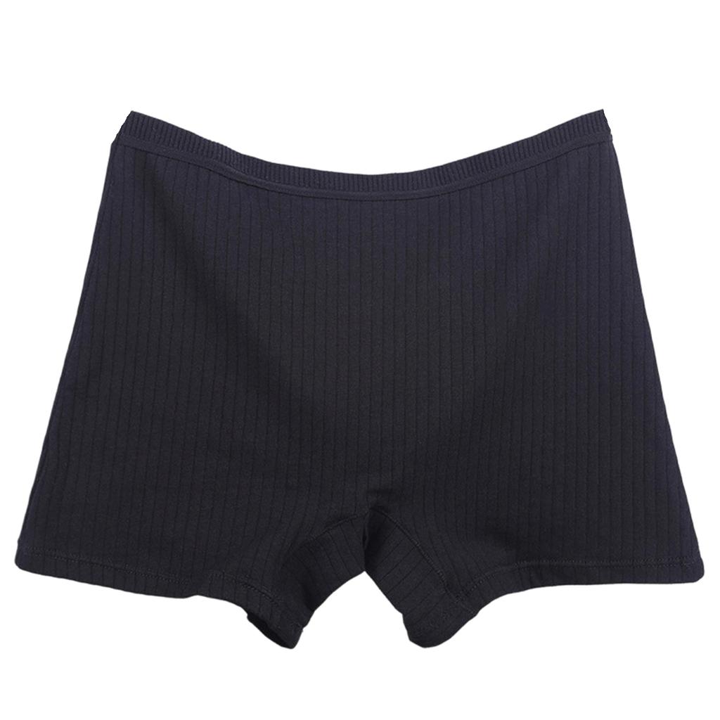 Women's Flat Cornered Underwear With Thread, Plus Size High Waist Underwear