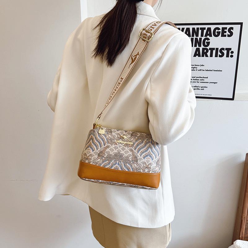 2025 Luxury Multi-Use Three-Layer Women's Handbag: Large Capacity, Fashionable Shoulder, Crossbody & Pillow Bag.