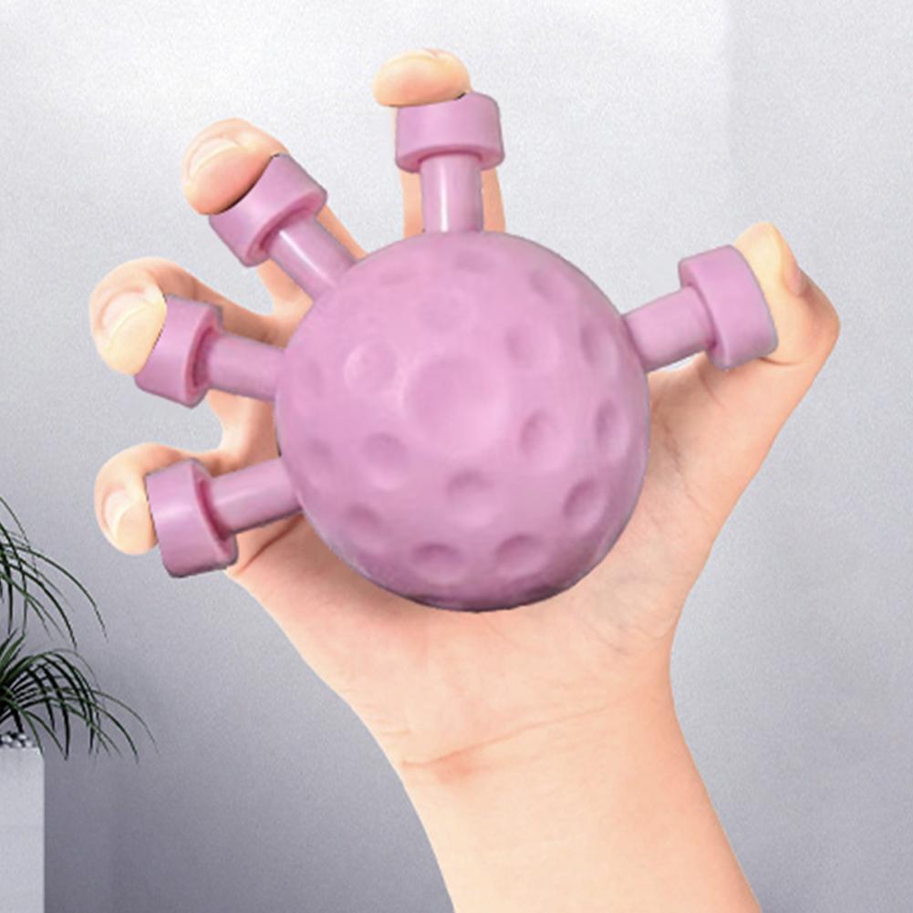Fortalecedor de Pegada de Dedo Fortalecedor de Pegada de Mão Exercitador de Dedo Ergonômico de Silicone Bola para Treinador de Dedo para Dedo Mão Antebraço